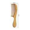 BEINY Natural Green Sandalwood Comb - Anti Static Wooden Hair Comb with Thickening Round Handle for Hair Health