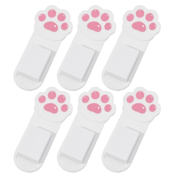 Zerodeko 6pcs Toilet Lid Lifter Self-Adhesive Toilet Seats Cover Lifter for Bathroom Handle for Easy Use Home Office and Hotel Settings