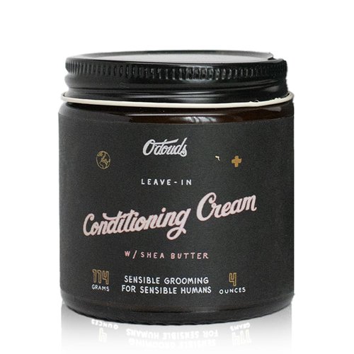O'Douds Conditioning Cream - Natural Hair Styling Cream & Leave In Conditioner with Light Hold & Medium Shine - Shea Butter, Aloe Vera & Castor Oil - Mandarin & Vanilla Scent (4oz)