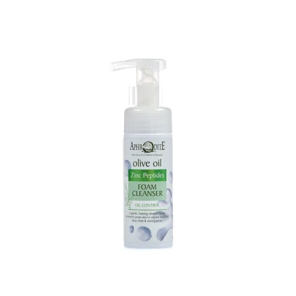 SEASATIONALS Aphrodite Zinc Peptides Oil-Control Foam Cleanser for Oily and Combination Skin, 5.1 oz