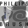 Phillips Brush Hot Styler Metal Vented Hair Brush for Blow Drying & Styling, Anti-Static Ball Tipped Nylon Bristles – Rubber Ergonomic Handle
