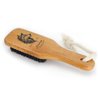 Menesia Soft Bristle Brush - Boar Bristle for Men and Women, Slicking Back, Fine and Sleek Hair - Beard Brush (wolf)