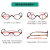 Eyekepper Small Oval Round Reading Glasses Vintage Mini Reader Eyeglasses for Men Women Reading with Spring Hinges Tortoise Frame +1.75