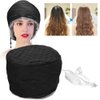Heat Cap For Deep Conditioning, Adjustable Care Heating Steamer Cap Soft Bonnet Hooded Reusable Shower Portable Thermal Hat Steaming Haircare Therapy for Natural Hair Styling Spa Portable Home Use