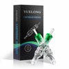Tattoo Cartridge Needles- Yuelong 20PCS New Revolution Disposable Tattoo Needle Cartridge 13 Single Stack Magnum for Tattoo Needles,Tattoo Machine Kit,Tattoo Supplies (1213M1)
