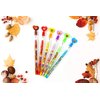 TINYMILLS 24 Pcs Fall Harvest Autumn Thanksgiving Multi Point Pencils Party Favors Goodie Bag Stuffers Carnival Prize Classroom Rewards