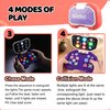 Sienbor Fast Push Game 4 Modes Screen Handheld Dance Game Machine, Memory Training Games Toy, Girl ADHD Toys,Birthday Gifts for Boys Girls，Fidget Games Toys for Boys Girls (Pink)