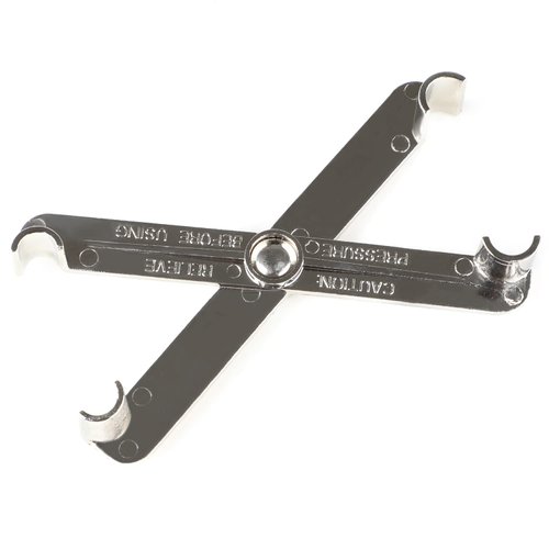 Ouzorp Scissor Fuel Line Disconnect Tool 3/8-Inch and 5/16-Inch, Easy Separation of Quick Disconnect Style Fittings,Use on Heater, Fuel, and A/C Line Service on Many Late Model Vehicles