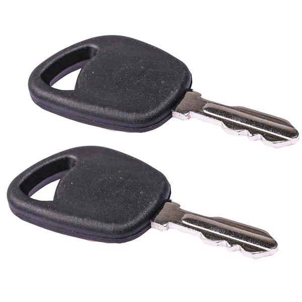 JEENDA (2) Ignition Keys GY20680 LVA17264 Compatible with John Deere 100 LA LT SST X Series 1026R L100 L110 L108 L111 L118 L120 L130 LA125 LA130 LA135 LT150 LT155 D110 1023E 1025R 1026R 2025R 2026R