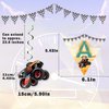 Generic Monster Truck Birthday Party Supplies,Party Decoration Including Happy Birthday Banner And Monster Truck Hanging Swilrs for Kids Party Favor