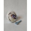 Blue Heron Birds Ceramic Dresser Drawer Pulls Cabinet Knobs