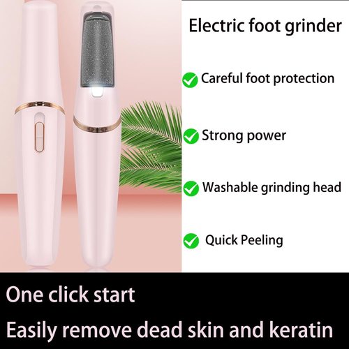 Smooth Pedicure Wand, Electric Callus Remover for Feet, Rechargeable Pedicure Tools Foot Care Kit, Pedicure Tools, Pedicure Tools Kit, Feet Care, Removes Dry Skin for Smoother Feet