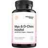 Myo-Inositol & D-Chiro Inositol Capsules with MTHF, Folate, Vitamin D| Support for Ovarian Function, Hormone Balance, & Homocysteine Levels | Fertility Supplements for Women | 40:1 Ratio