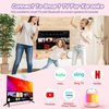 Mini Karaoke Machine with 2 Wireless Microphones for 5 Years Old Kids, Rechargeable Portable Bluetooth Karaoke Singing Speaker with Voice Changing, RGB Light, for Birthday, Family, Home Party Gift