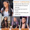 REMEEUBEAUTY 26 Inch 13x6 Straight Lace Front Wigs Human Hair 180 Density Pre Plucked with Baby Hair HD Transparent Lace Front Wigs Human Hair Wigs for Women Glueless Lace Frontal Wigs