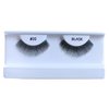 100 Pairs 100% Human Hair False Eyelashes Natural Black #20