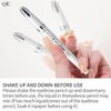 Eyebrow Pencil 4 Fork tip Design Stereoscopic Eye Makeup Eyebrow Makeup, Long Lasting, Waterproof and Smudge-proof Eyebrow Pen Dark Brown