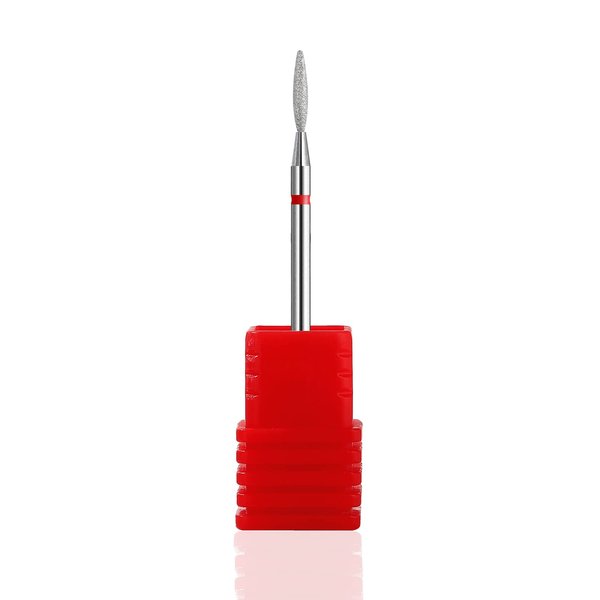 NMKL38 Cone Diamond Carbide Nail Drill Cuticle Cleaning Bit Electric Nail Art Replacement Burr Manicure File Tool