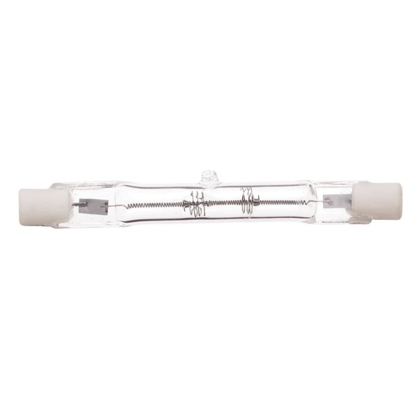 Satco S3183 75 Watt 1200 Lumens T3 Halogen Double Ended R7S Base 130 Volt Clear 78mm Light Bulb, Dimmable