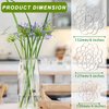 Eyech 3PCS Flower Arrangement Holder, 4", 5", 6" Metal Flower Frogs for Vase Bendable, Reusable Floral Grid for Vase, Flower Vase Separator for DIY Floral Display