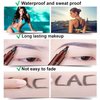 3PCS Light Brown Eyebrow Pen - Waterproof Microblading Eyebrow Pen,Long Lasting,Easily Create Natural Eyebrow Makeup