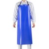 ETBOL Chemical Resistant Vinyl Apron - Blue Plus Size Unisex PVC Aprons for Dishwashing,Dog Grooming,Gardening,Fish Cleaning,Lab Work