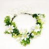 JSBH 2pcs Flower Crown Headband for Women and Girls - Perfect for Weddings, Festivals, and Parties (Green - Dancing Lady Orchids)