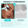 DAGEDA Eyebrow Stencils and Makeup Pen Set, Multifunctional Eyebrow Stencil Kit, Reusable Scale Silicon Eyebrow Measuring Ruler, Positioning Eyebrow Ruler Eyeliner Stencil for Women with Makeup Pencil