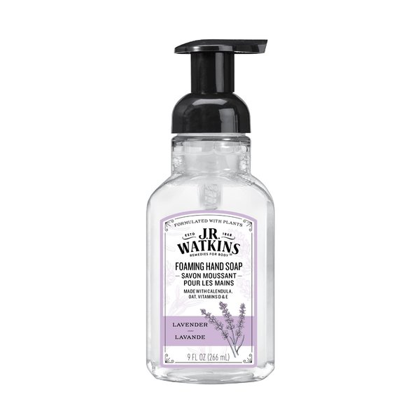 J R Watkins Foaming Hand Soap, Lavender, 9 fl oz (266 ml)