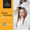 Belula 100% Soft Boar Bristle Round Brush for Blow Drying Set. Round Hair Brush With Medium 2.1” Wooden Barrel. Hairbrush Ideal to Add Volume and Body. Free 3 x Hair Clips & Travel Bag.