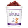 Pet Vitamin Co - Krill Oil Shed-Free Soft Chews for Dogs - Reduce Shedding & Itching - Rich in Omega 3 & Antioxidants - Improves Skin & Coat - Made in USA - 60 Soft Chews