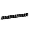 Capri Tools 3/8-Inch Drive Shallow Impact Socket Set, Metric, 8 to 22 mm, Premium Chrome Molybdenum Steel, 15-Piece