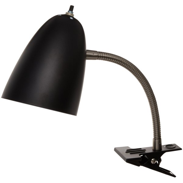 Boston Harbor - Flexible Clip On Table Lamp, Black