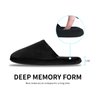 Tlizzz7 3-Pair Luxury Spa Slippers - Cotton Memory Foam Non-slip Closed Toe Washable Slippers for Hotel,Guest,Travel,Bride,Women and Men