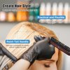 Boar Bristle Teasing Hair Brush, 100% Pure Boar Bristle Curl Training Hair Brush with Rat Tail Handle Comb for Thin Thick Hair to Create Volume and Smooth