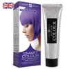 Smart Beauty Purple Hair Dye Semi Permanent, Bright Purple Hair Dye Perfect for Light Blonde, with Non-Drip Pre Mixed Formulation with Hair Conditioning Cream, Hair Colour, Vegan, Cruelty Free