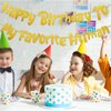 Happy Birthday to My Favorite Human Banner, Gold Happy Birthday Sign Funny Birthday Decorations Happy Birthday Banner for Men Adult Gifts Party Decorations Party Supplies