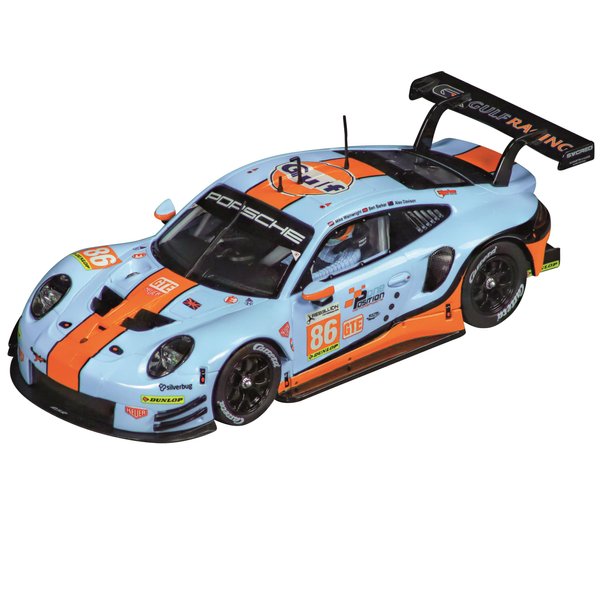 Carrera 27780 Porsche 911 RSR Gulf Racing Mike Wainwright No.86 Silverstone 2018 1:32 Scale Evolution Analog Slot Car