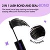 Wendy Lashes Lash Bond and Seal Cluster Lash Glue Waterproof Long Lasting Eyelash Glue for DIY Lash Extension Black Cluster Eyelash Extensions Glue for Beginner Use at Home-10ml