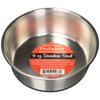 Proselect Stainless Steel Dog Bowl with Rubber Base, 4-1/2-Inch, 9-Ounce