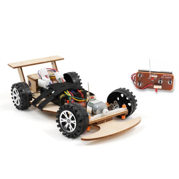 Pica Toys Wireless Remote Control Car Kit F1, Science Project Kit for Kids/Students/Education, STEM Project Model Car Kits to Build, Ideal Choice for Family and School