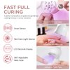 SAVILAND Intellisense Nail Lamp-30W Gel X Lamp Mini Cordless Nail Lamp for Gel Nail Polish, Rechargeable LED Flash Cure Lamp Gel Nails Quick Drying Goosenecks U V Lamp for Nail Salon Home DIY Manicure