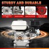4 Stroke Pull Start Petrol Engine, 6.5HP/7.5HP Horizontal Air Cooled Single Cylinder General Gas Engine Replaces Compatible For Honda GX160 OHV (6.5HP 160CC)