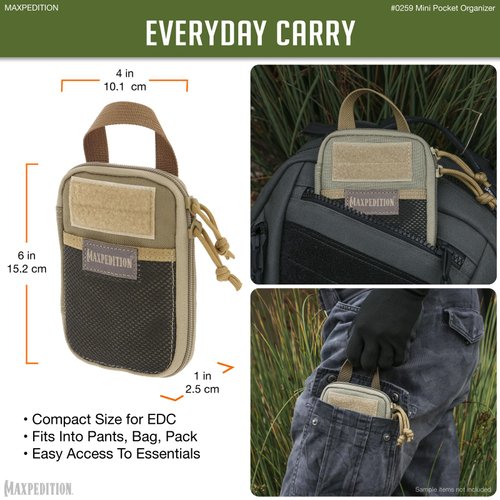 Maxpedition Mini Pocket Organizer (Khaki)
