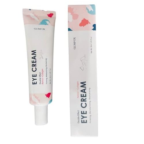 Glam fox Double Effect Retinol + Collagen Eye Cream 1.05 oz / 30 ml Firming