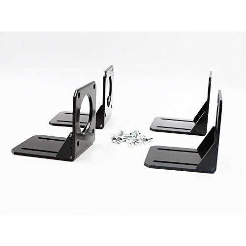 4pcs Nema 23 Stepper Motor Steel Mounting Bracket with Mounting Screws