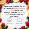 Vitalitown Inositol Supplement for Women, Myo-Inositol & D-Chiro Inositol, Ideal 40:1 Ratio, Hormone Balance & Healthy Ovarian Support for Women, Vitamin B8, Vegan, 60 Capsules, No Gluten
