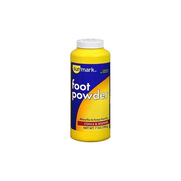 Sunmark Foot Powder - 7 oz
