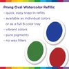 PRANG Refill Pans for Oval Watercolor Paint Set, 12 Pans per Box, Red Violet (00813)
