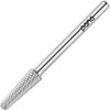 USA PANA Professional 3/32" Shank Size - Cone Shape Carbide Bit - Nail Drill Bit for Manicure Pedicure Tools Dremel Machine - Gold, Silver (Fine, Silver)